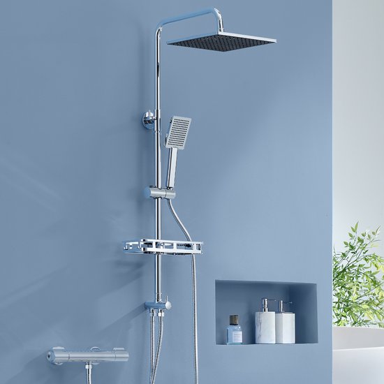 Robinet de lavabo Lonheo Max - Avec bonde de vidange Pop- Robinet de chasse d'eau infrarouge automatique - Robinet de salle de bain à double capteur - Chrome - Économie d'eau