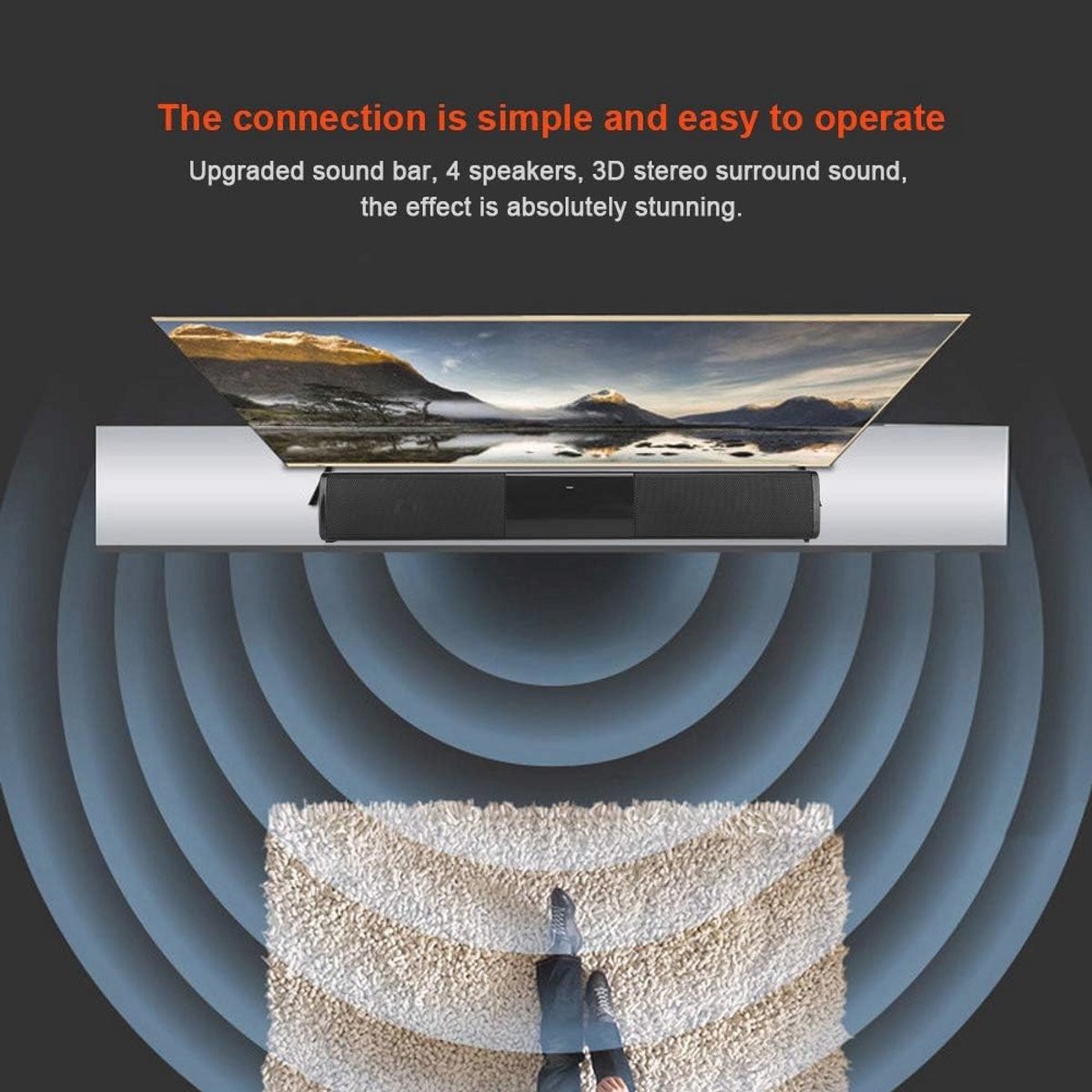 Draadloze Bluetooth Soundbar Draadloze Stereo - afbeelding 3