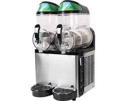 HCB® - Professionele Horeca Slushmachine - 2 x 12 liter - 230V - Slush puppy machine - 51x43x77 cm (DxBxH) - 44 kg - 7656