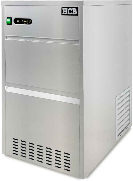 HCB® - Professionele Horeca IJsblokjesmachine - 30 kg p/d - RVS / INOX - 230V - IJsblokjes machine - 51x39.8x62.5 cm (DxBxH) - 26 kg - 2982 van Merkloos — afbeelding 3