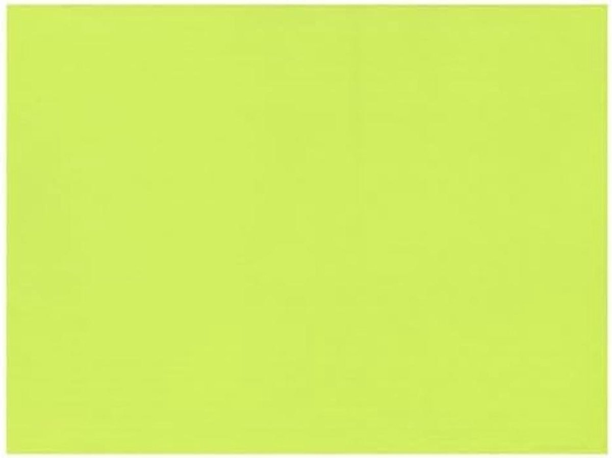 Papieren onderzetters 30 x 40 cm - 100 stuks in lime green