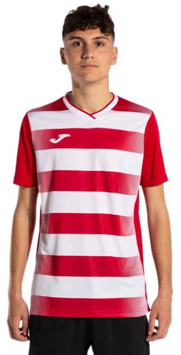 Joma Europa V T-shirt Met Korte Mouwen Rood L Man
