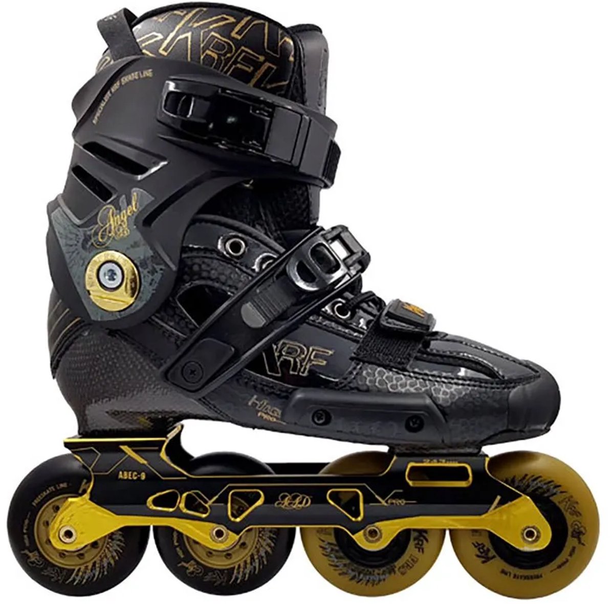 Krf Freeskate 4×80 Angel High Carbon Inline Skates Zwart