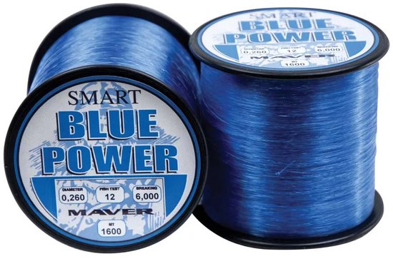 Maver Blue Power 2000 M Monofilament Blauw 0.230 mm
