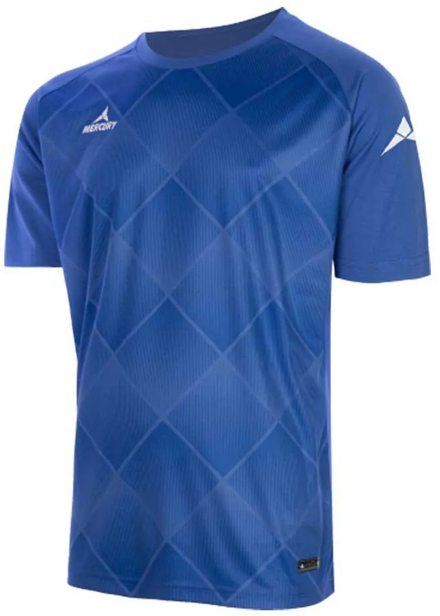 Mercury Equipment Derbi T-shirt Met Korte Mouwen Blauw XL Man