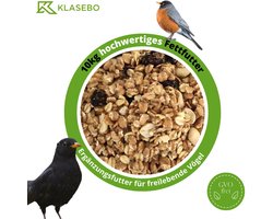 Vetrijke Vogelvoer 10 kg – Complete Wildvogelvoer Mix van Zonnebloempitten, Pinda’s en Meelwormen voor Tuinvogels – Extra Energieboost in Winter en All Seasons