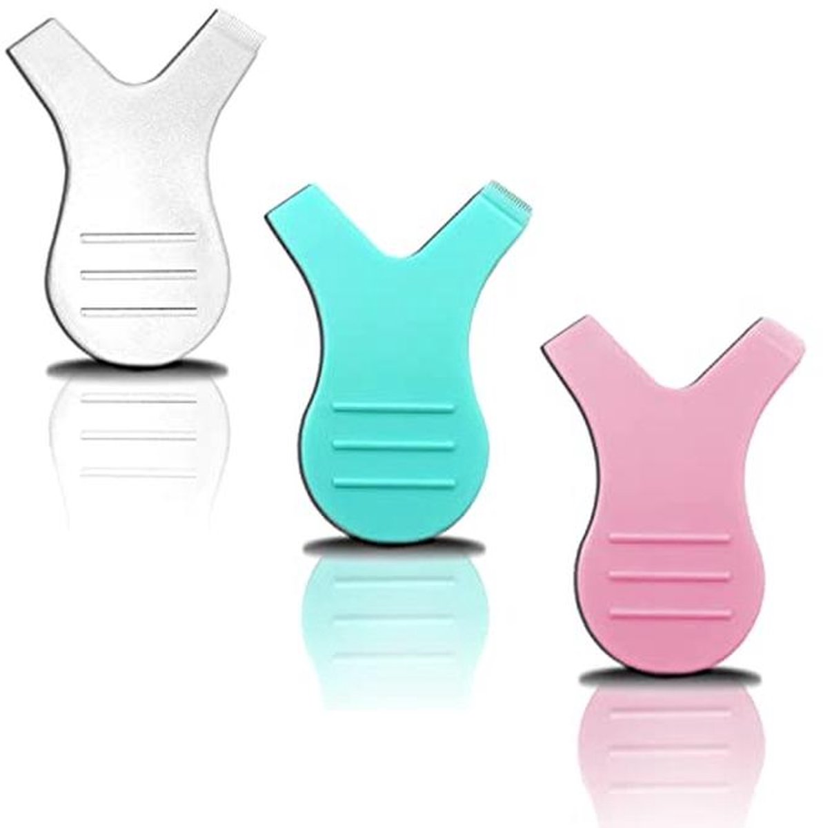 30 Stuks Y-Vormige Wimperborstels en Wimperlifting-Pads voor Verlenging en Make-up