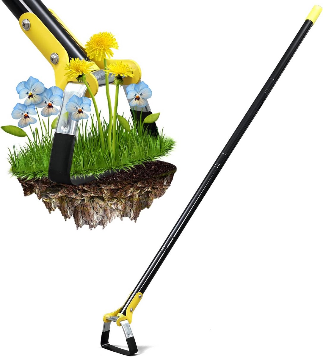 Verstelbare Tuinschoffel voor Wieden, 72 cm