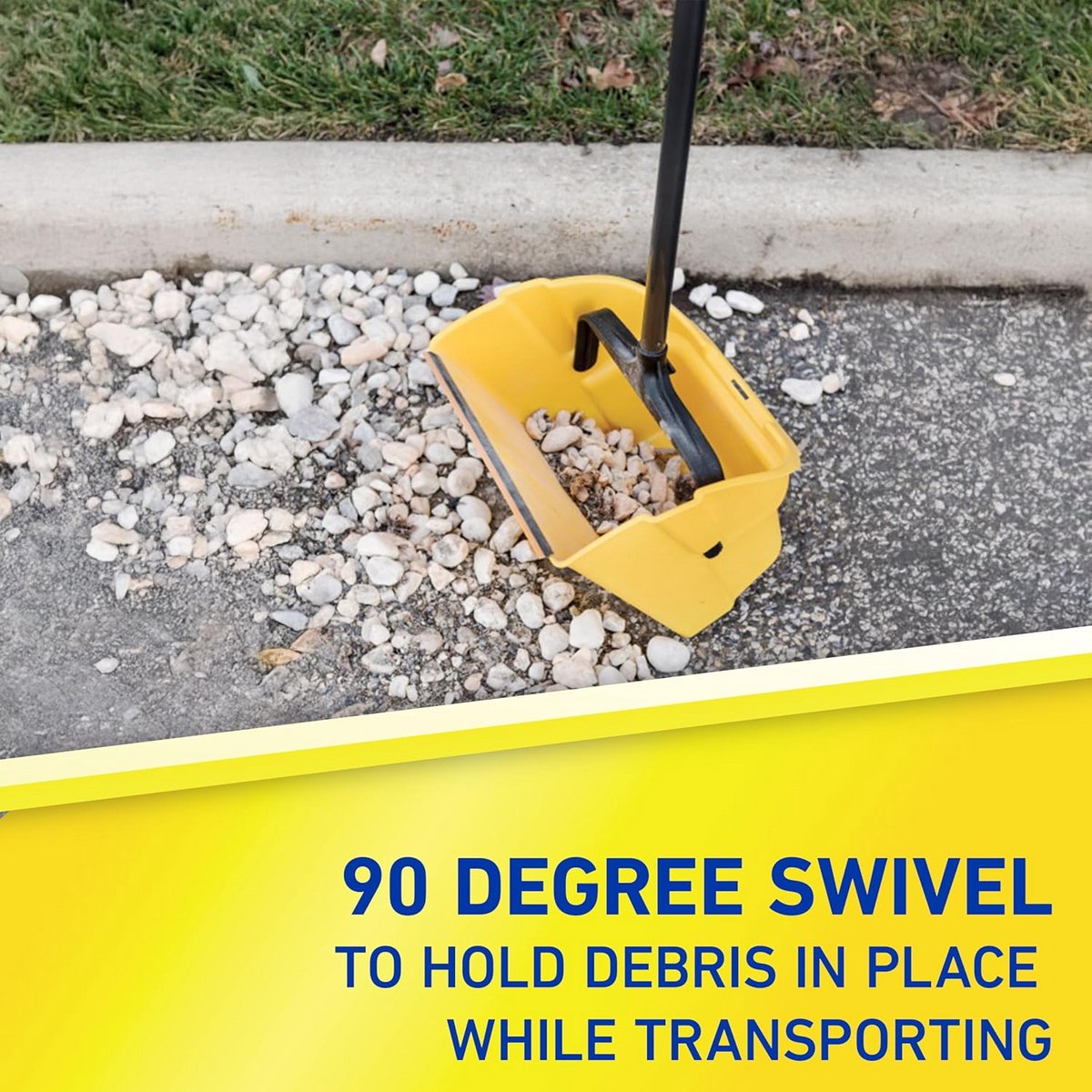 Quickie Debris Stoffer met Handgreep voor Grof Puin - afbeelding 2