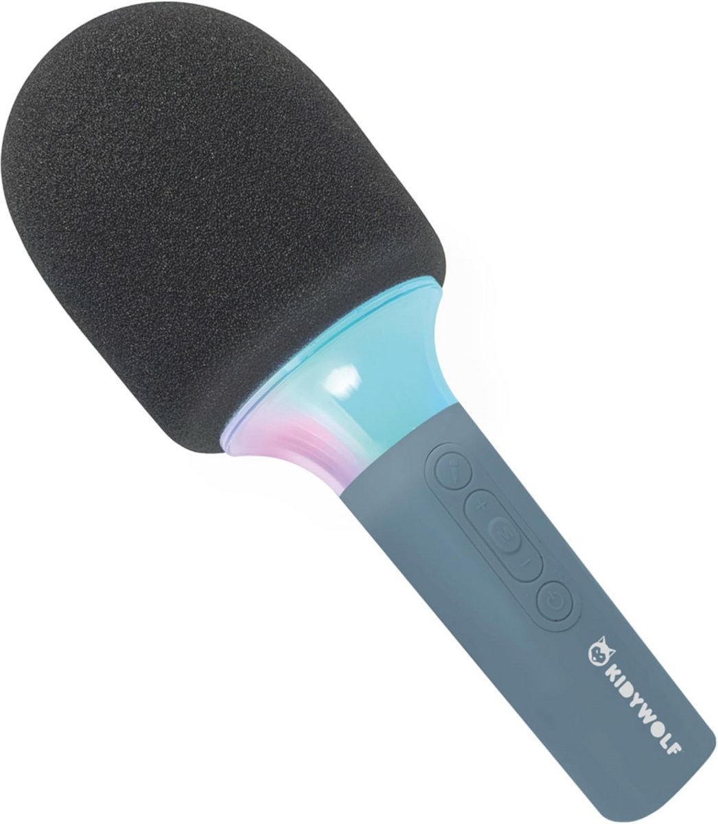 Bluetooth Microfoon met Blauwe Lichtjes voor Kinderen