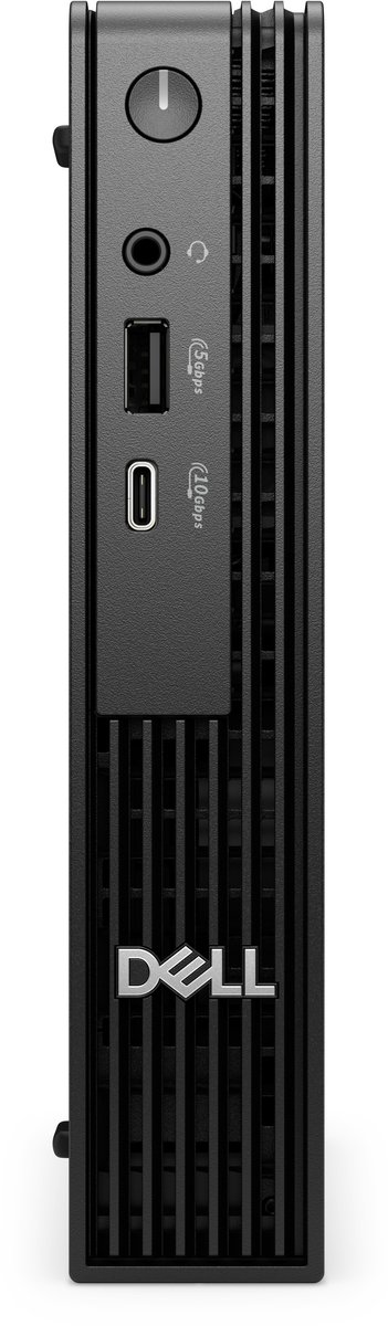 DELL Pro QCM1255 AMD Ryzen™ 5 PRO 8500GE 16 GB DDR5-SDRAM 512 GB SSD Windows 11 Pro Micro PC Mini PC Zwart