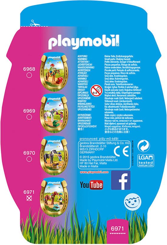 Playmobil Pony om te versieren "Vlinder" - 6971