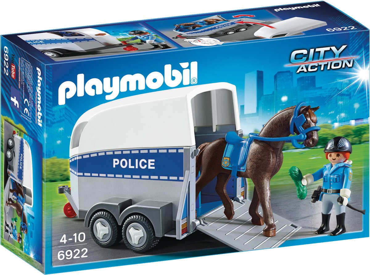 Playmobil Bereden politie met trailer - 6922 — afbeelding 12