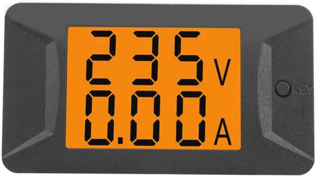 AC Spannings- en Stroommeter Dual Digital Display - Hoge Precisie Voltmeter en Amperemeter 40-400V / 100A