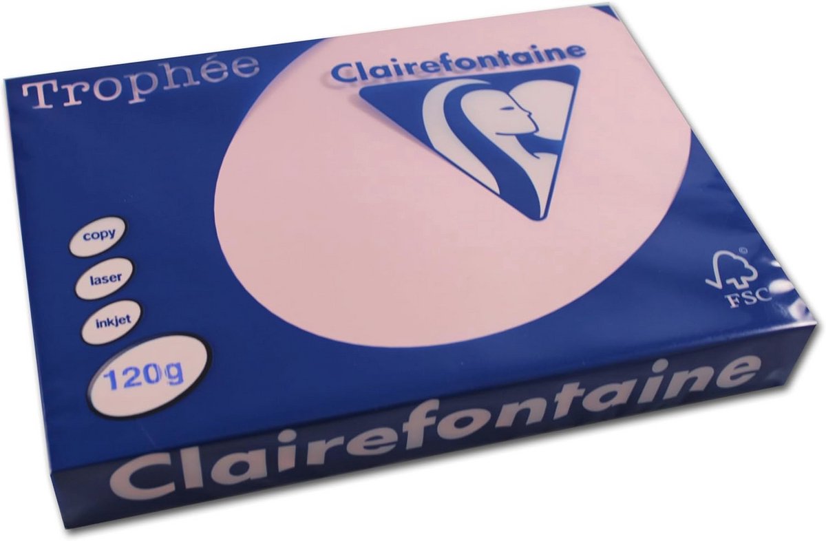 Kleurig Printerpapier A4 - 120 g, 250 Vellen, Roze - Perfect voor Creatief Gebruik