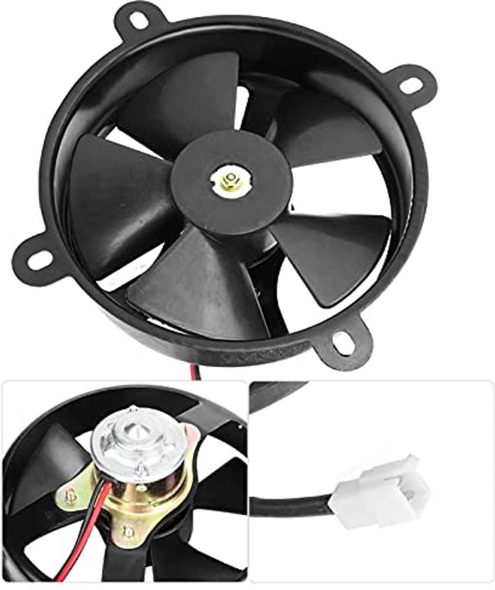 6 Inch Radiator Thermo-Elektrische Koelventilator 150C 200Cc Geschikt Voor Quad Dirt Bike Atv Buggy Weg Kamer Naar Kamer Houtkachel Open Haard Circulatie - afbeelding 2