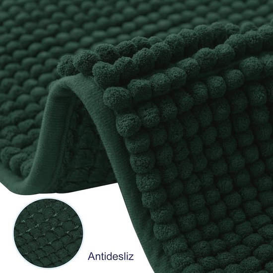 Grund Badmat, Ultrazacht en absorberend, Antislip, 5 jaar garantie, BONA, WC-sjabloon o.A. 50x60 cm, flanel