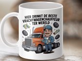 Mug « Meilleur chauffeur routier », Mug humoristique pour routier, Cadeau pour chauffeur routier, Mug Nieuwe travail, Cadeau pour routier, Mug à café