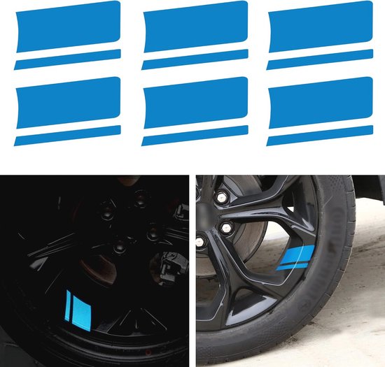 Auto Decals Voor Hyundai i10 Voor Achter Auto Velg Wielen Bumper