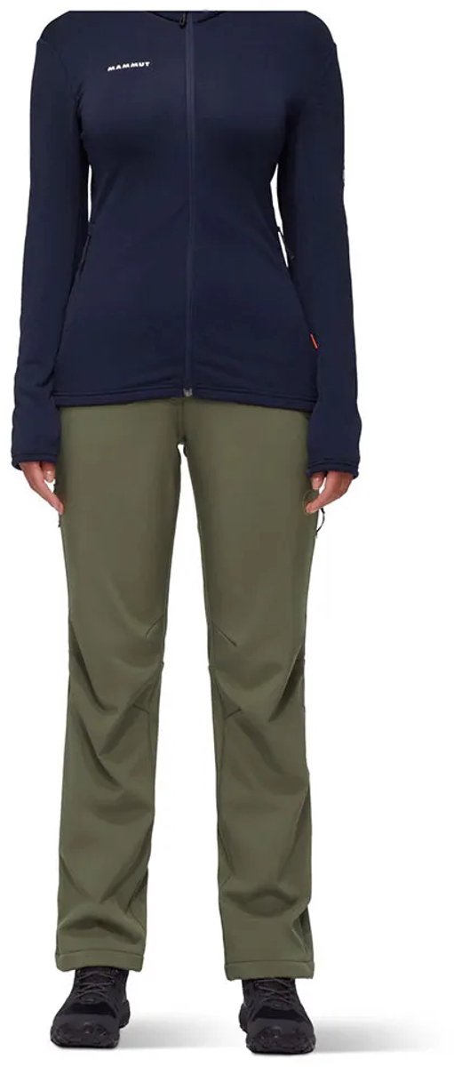 Mammut Runbold Winter Softshell Broek Groen 42 / Regular Vrouw