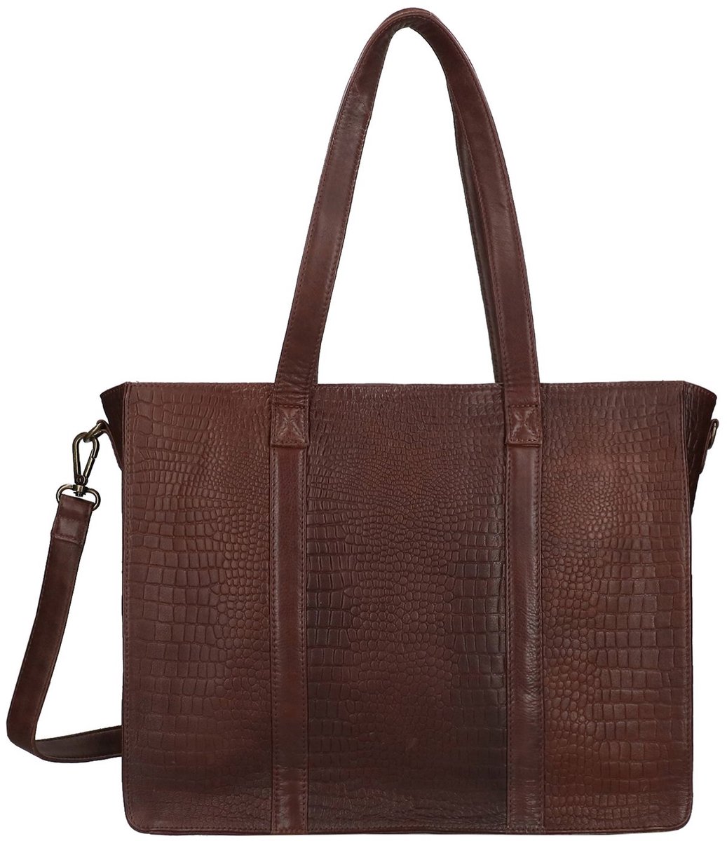 DIMAGINI Lana Croco Workbag 15.6 dark brown