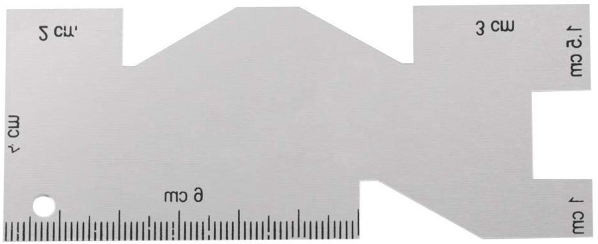 Metalen Meetgauge Quilting Liniaal Naaigereedschap Accessoires - Meetgauge Naaigereedschap Quilten Handwerk