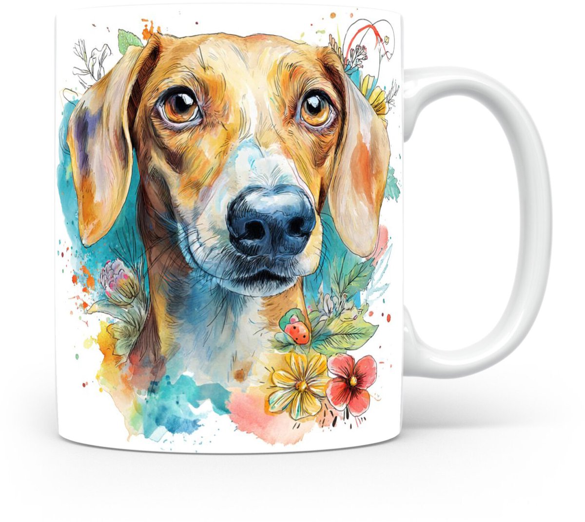Beker Finse Lopende Hond
