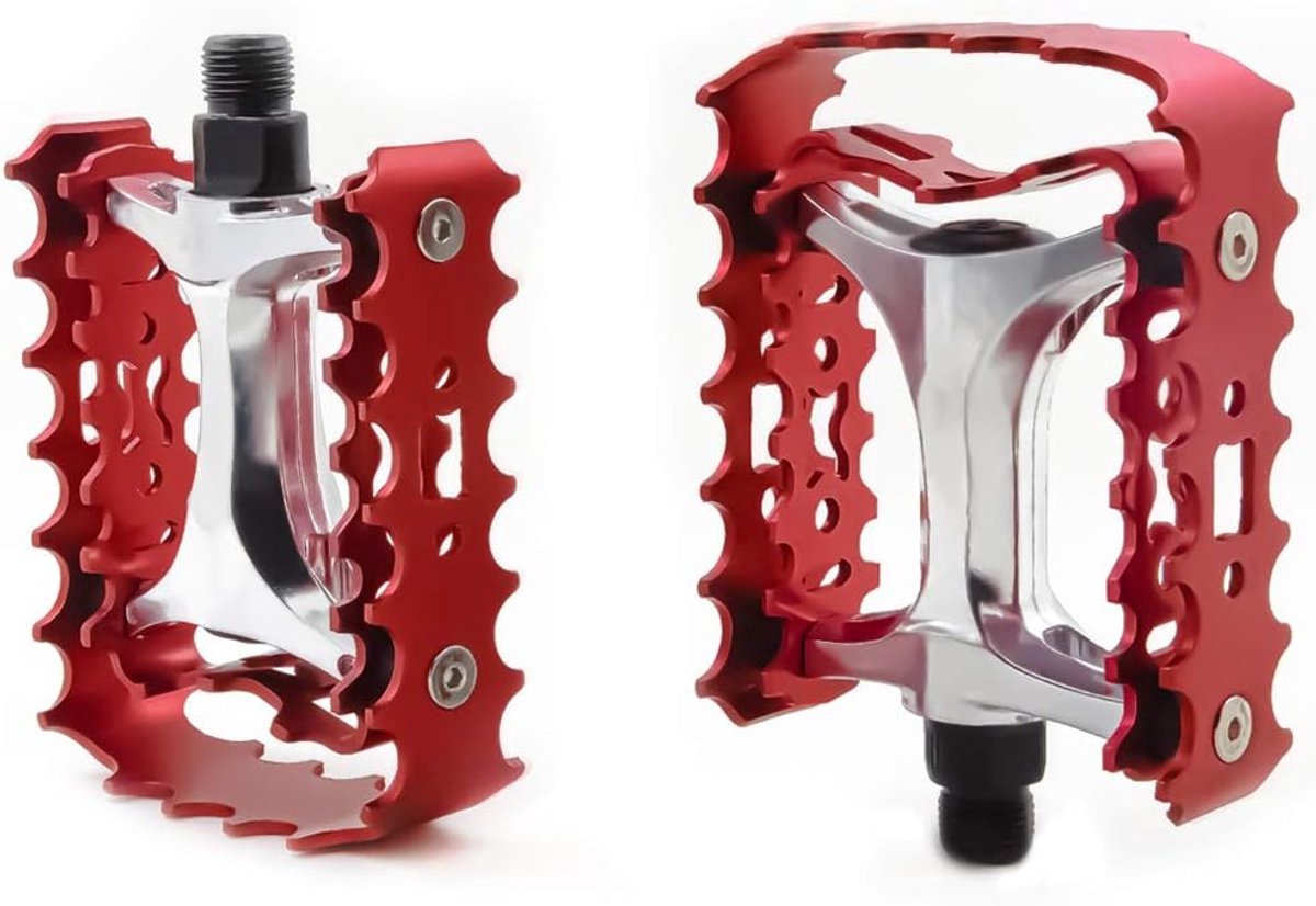 Stunq® Duurzame Aluminium Mountainbike Pedalen met Afgedichte Lager – 9/16 Inch, Antislip en Lichtgewicht