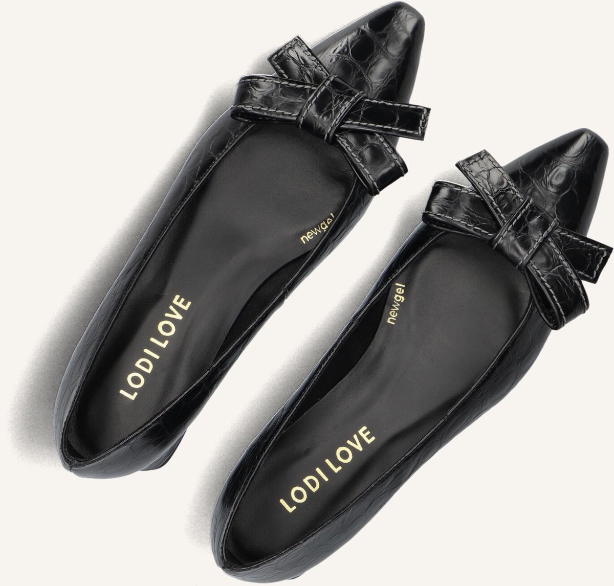 Lodi Bro4981 Ballerina's Dames - Zwart - Maat 38