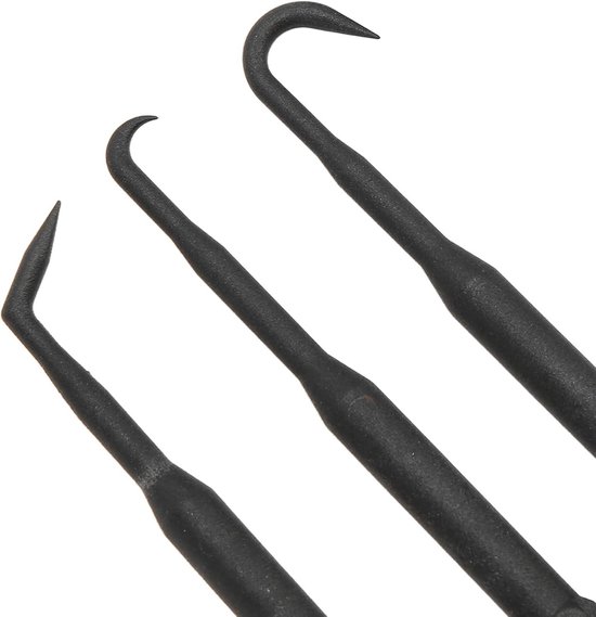Dual End Pry Hook Set - 6 stuks - Niet-Marring Pick en Pry Bar - ABS Intoner PryT Hook Tool Kit met Lange Slanke Buikspiegel - Toegang Tot Lastig Bereikbare Plekken. van dual — afbeelding 4