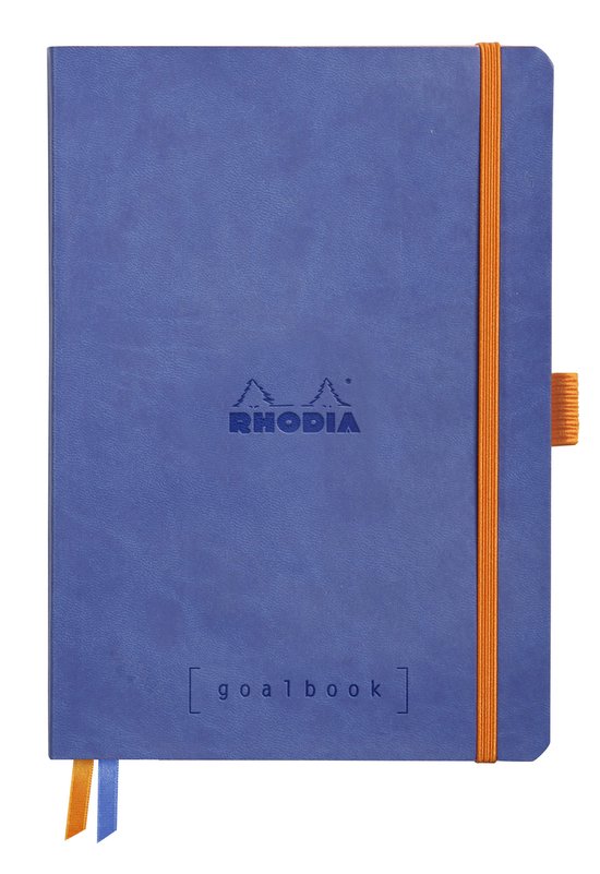 Rhodia Goalbook – Bullet Journal – A5 – 14,8x21cm – Gestippeld – Dotted – Saffier Blauw