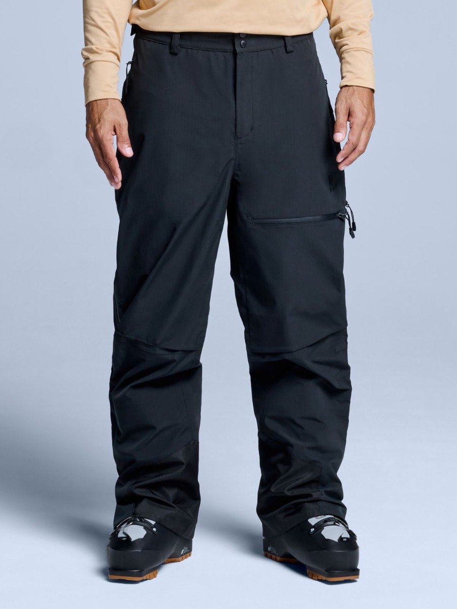 Poederbaas Skibroek Heren Freeride 3L Hardshell Zwart