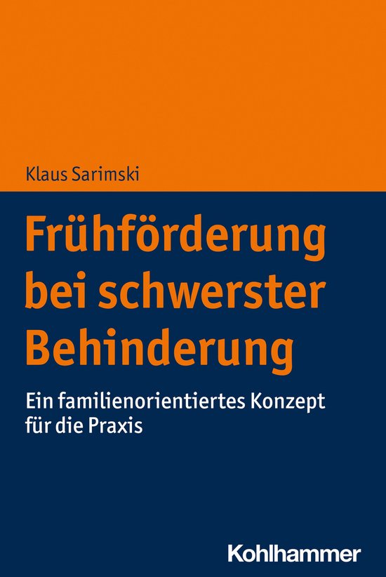Frühförderung bei schwerster Behinderung - cover