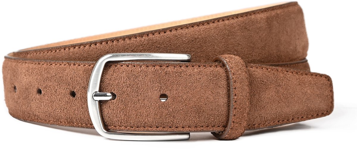 Castelijn & Beerens - Accessoires Herenriem Suede | bruin -