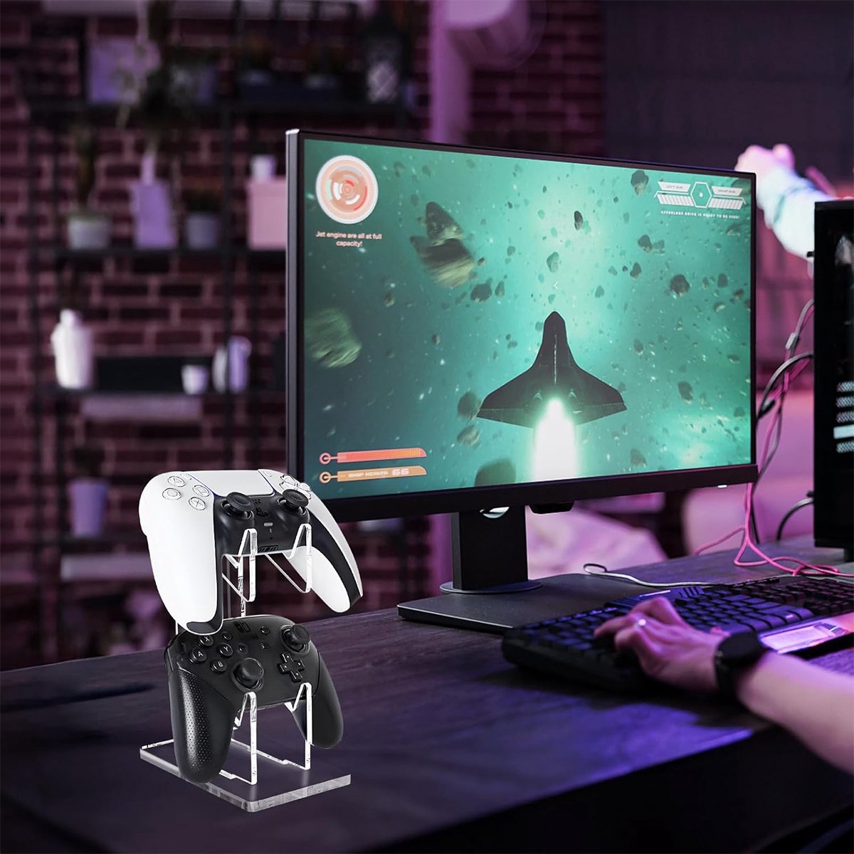 OneGamer Universele (PS5 Xbox PC Switch) Game Controller Houder - controller stand - controller standaard - voor PS5 / 4 - switch 1/2/Oled - Xbox - Pc – foto 5