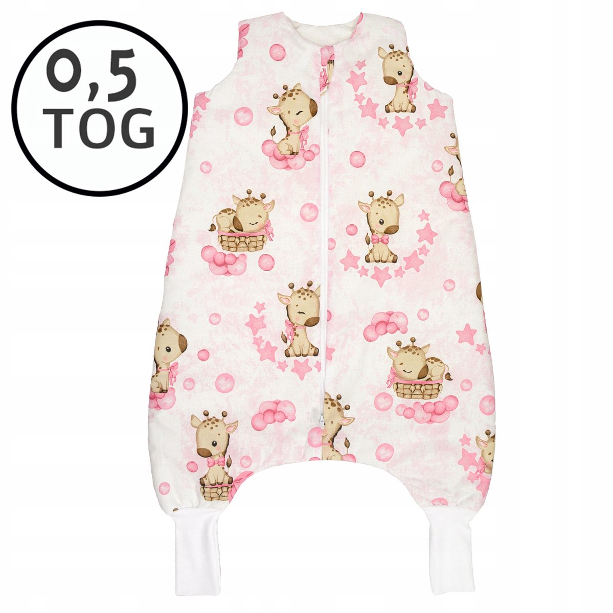 Zomer Slaapzak Met Poten L 110-122cm - 100% Katoen, 0.5 TOG