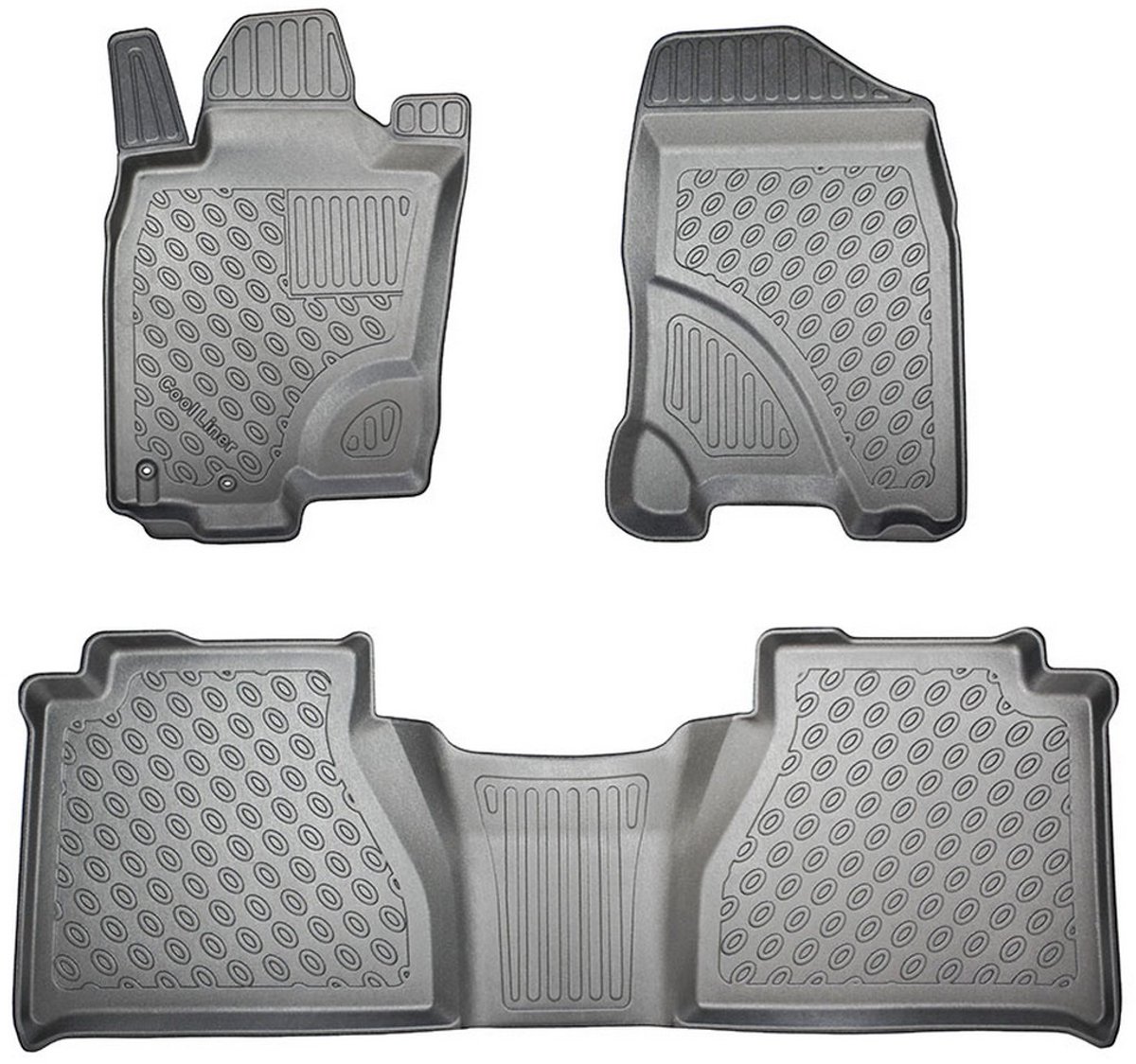 Automatten geschikt voor Nissan Navara NP300 (D23) 2016-2021 pickup Cool Liner PE/TPE rubber