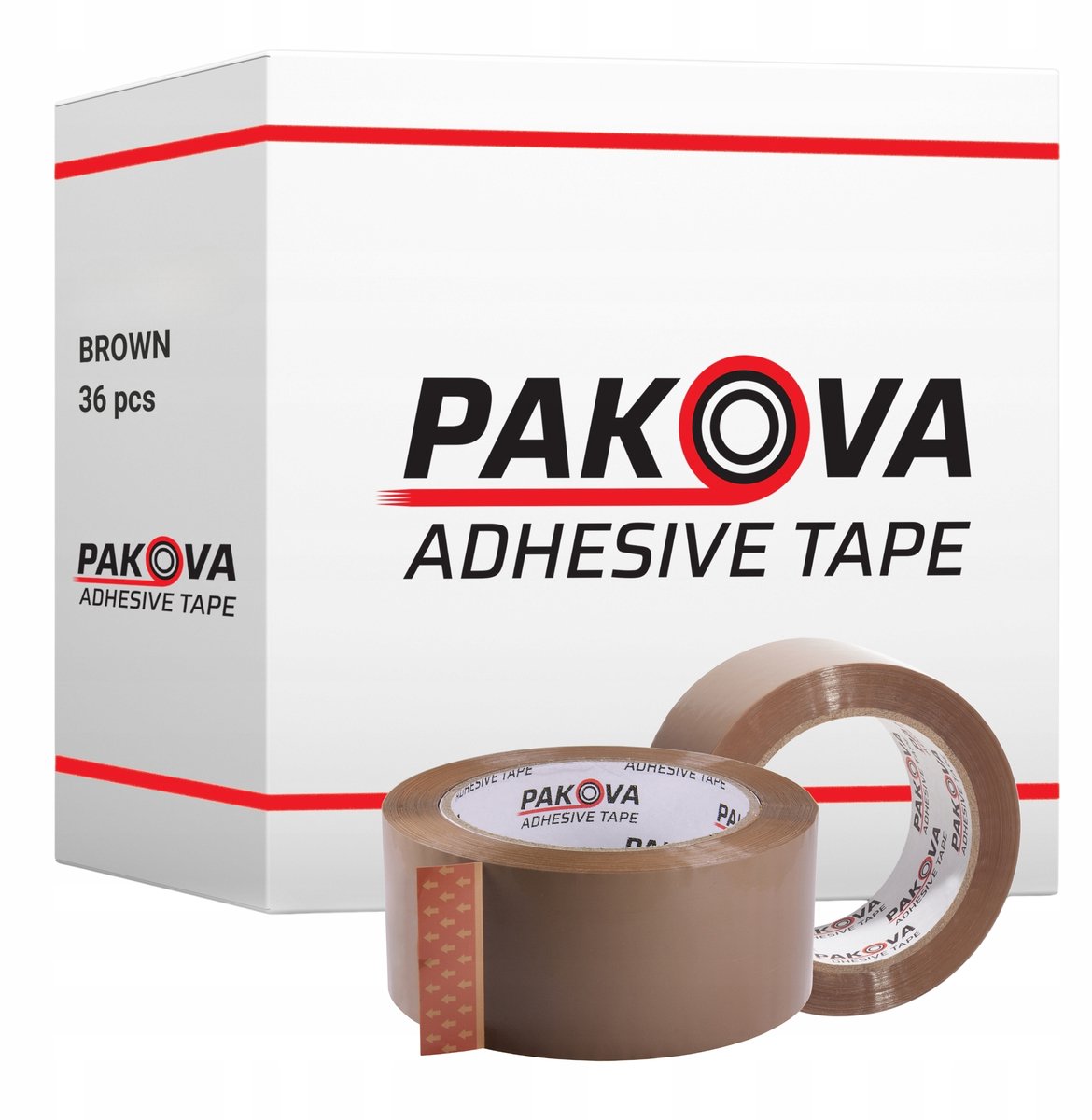 Bruine Pakkingstape 48mm x 120m - 36 Rollen - Sterk & Betrouwbaar