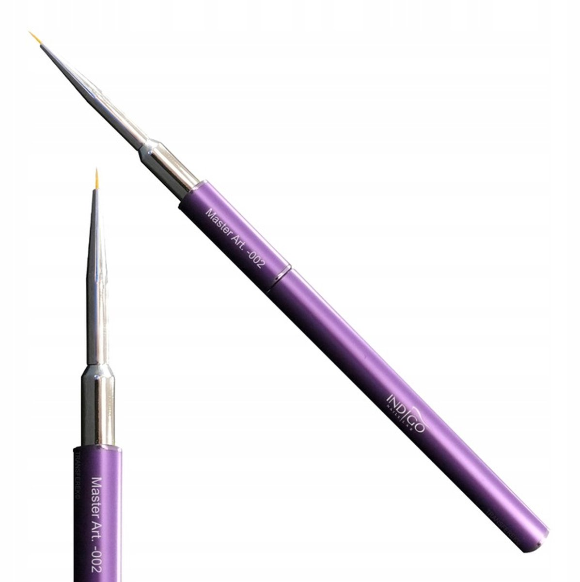 Indigo Penseel 002 Master Art 4mm voor Nail Art - Paars