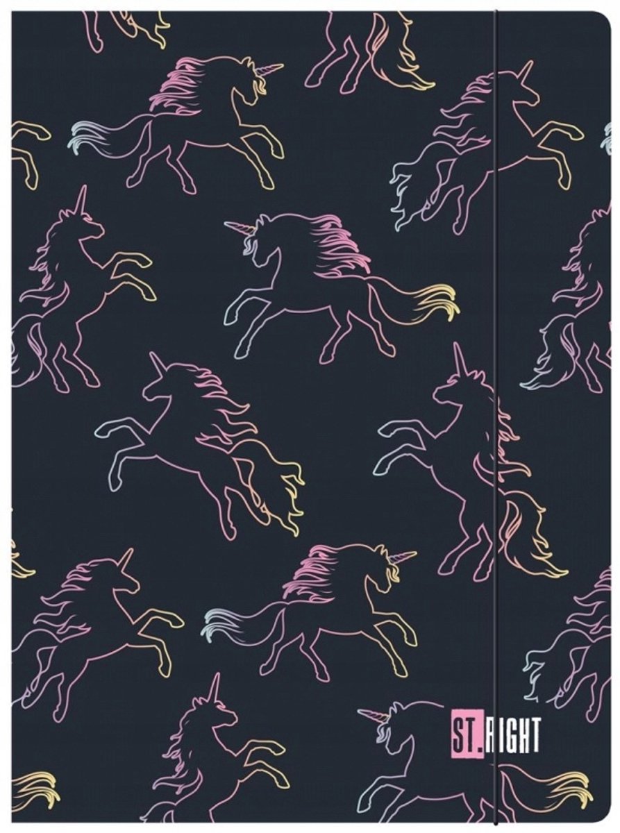 Map met Elastiek A4 Dream Unicorn - St.Right