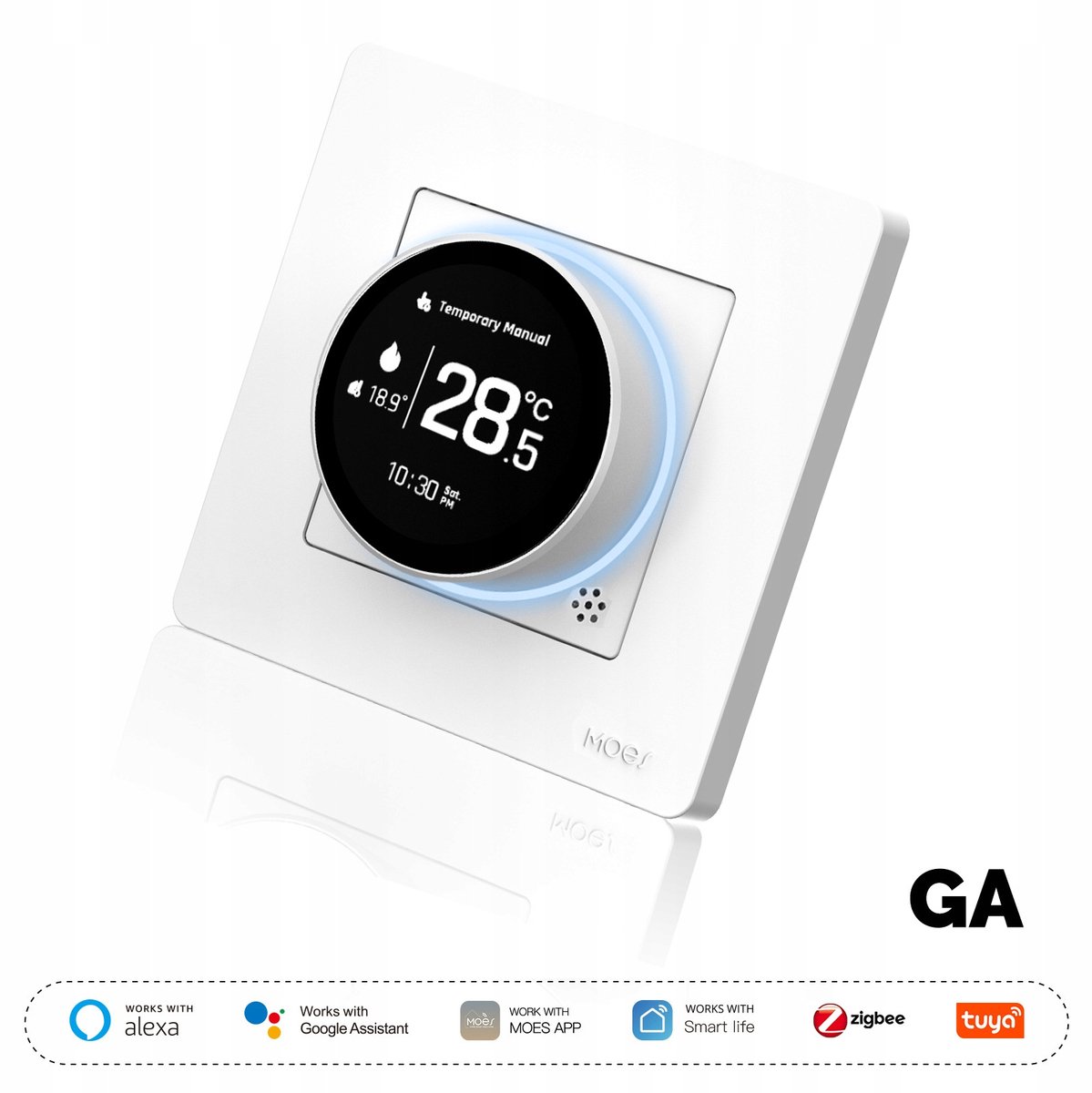 Slimme Thermostaat GA 5A Tuya Zigbee - Energiebesparend & Bedienbaar