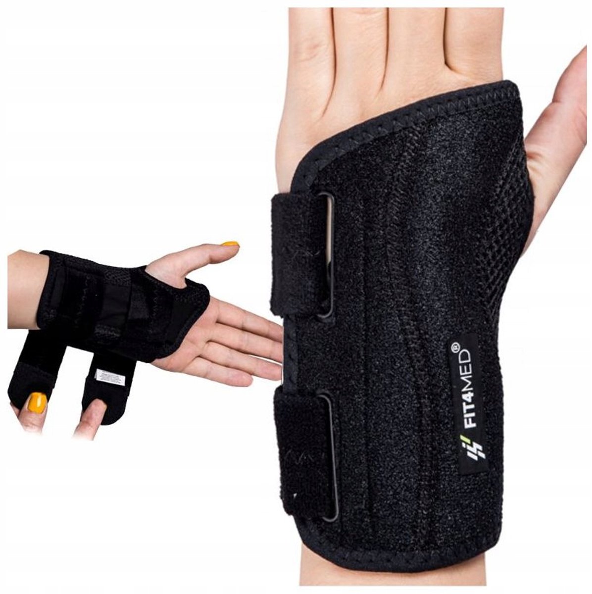 Fit4Med Polsstabilisator - Linkerhand - Maat L/XL - 2 Steunen