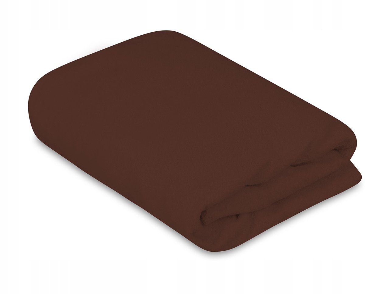 Bruine Terry Hoeslaken 38x80 cm voor Kinderwagen/Pruik