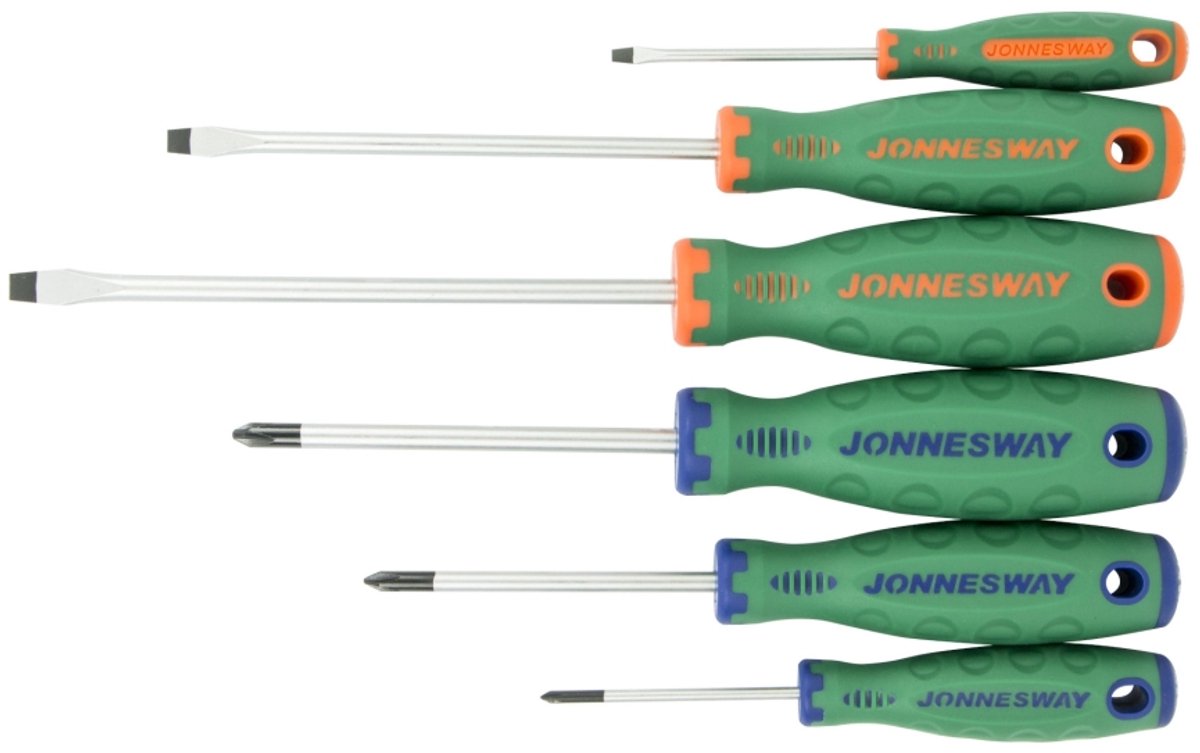 Jonnesway D71C106S Schroevendraaierset 6 Delen