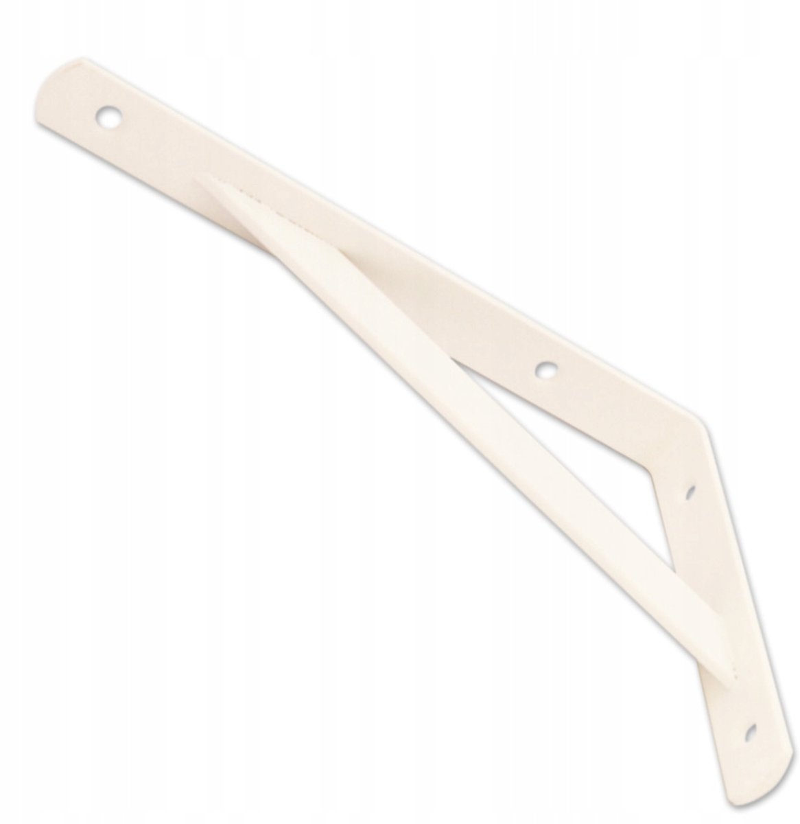 Verstevigde Witte Plankensteun 200x125x3 mm Staal - Domax
