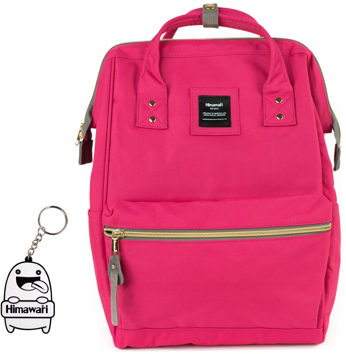 Himawari Classic Dames Rugzak - Lichtgewicht Stadstas Fucsia