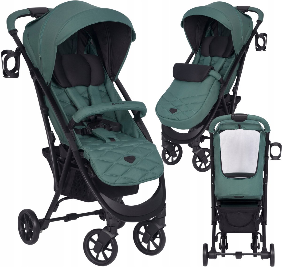 Euro Cart Volt-kinderwagen - Lichtgewicht, compact en 22 kg