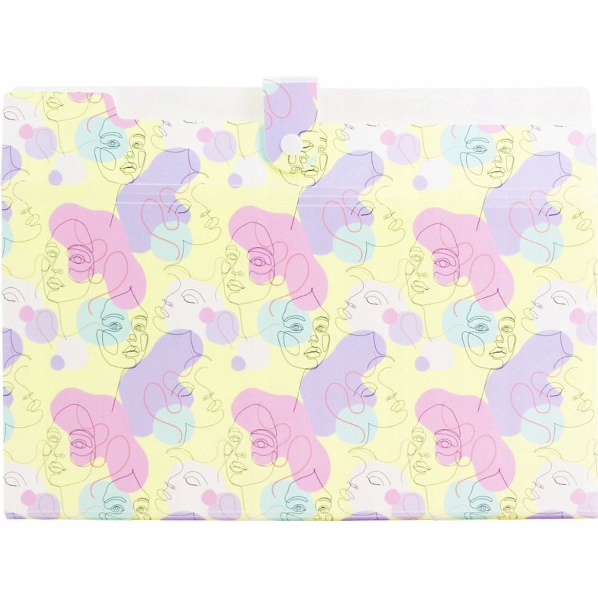 Biurfol A4 PP accordeon map met 5 vakken en WOMEN print