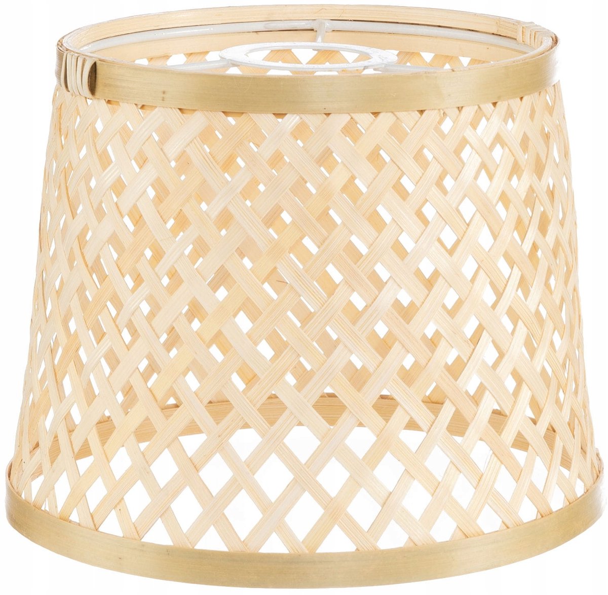BOHO Bamboe Lampenkap Cilinder 20cm - Natuurlijk & Handgeweven