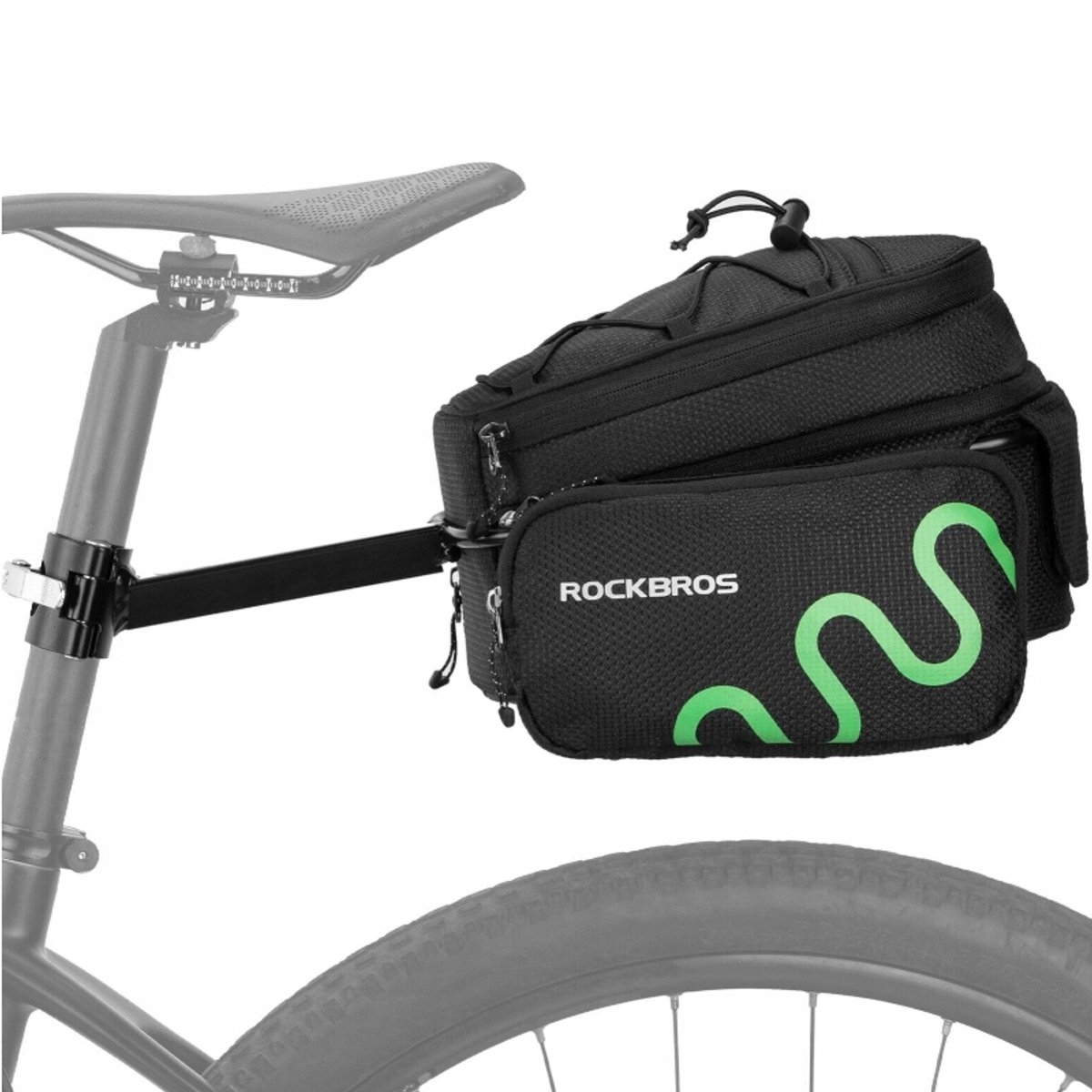 Ruime Fietsbagagedrager Tas Achter met Frame - 6L - Waterdicht